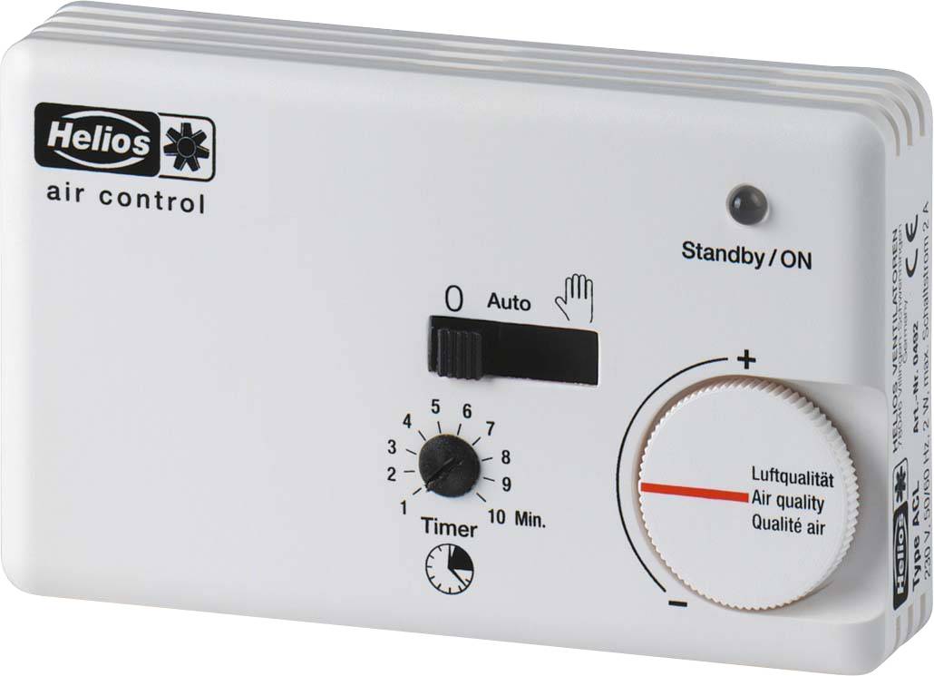 Helios Ventilatoren ACL Luchtkwaliteitsregelaar Lichtgrijs