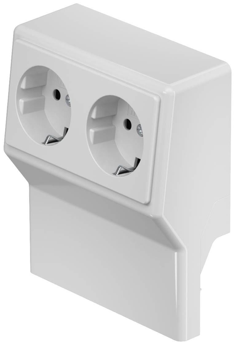 OBO Bettermann SL 2GT2050 lgr Inzetstuk voor stopcontact voor Accessoires voor elektroplintsysteem Lichtgrijs 1 stuk(s)
