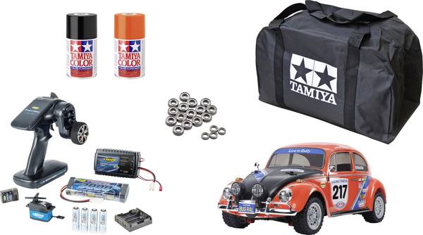 Tamiya MF-01X VW Beetle Rally  s četkama 1:10 RC model automobila električni  cestovni model pogon na sva četiri kotača (4wd) uštedni komplet za sastavljanje 2,4 GHz ekskluzivni set
