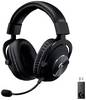 Logitech Gaming PRO X On Ear Headset bežični 7.1 surround crna kontrola glasnoće, utišavanje mikrofona igre