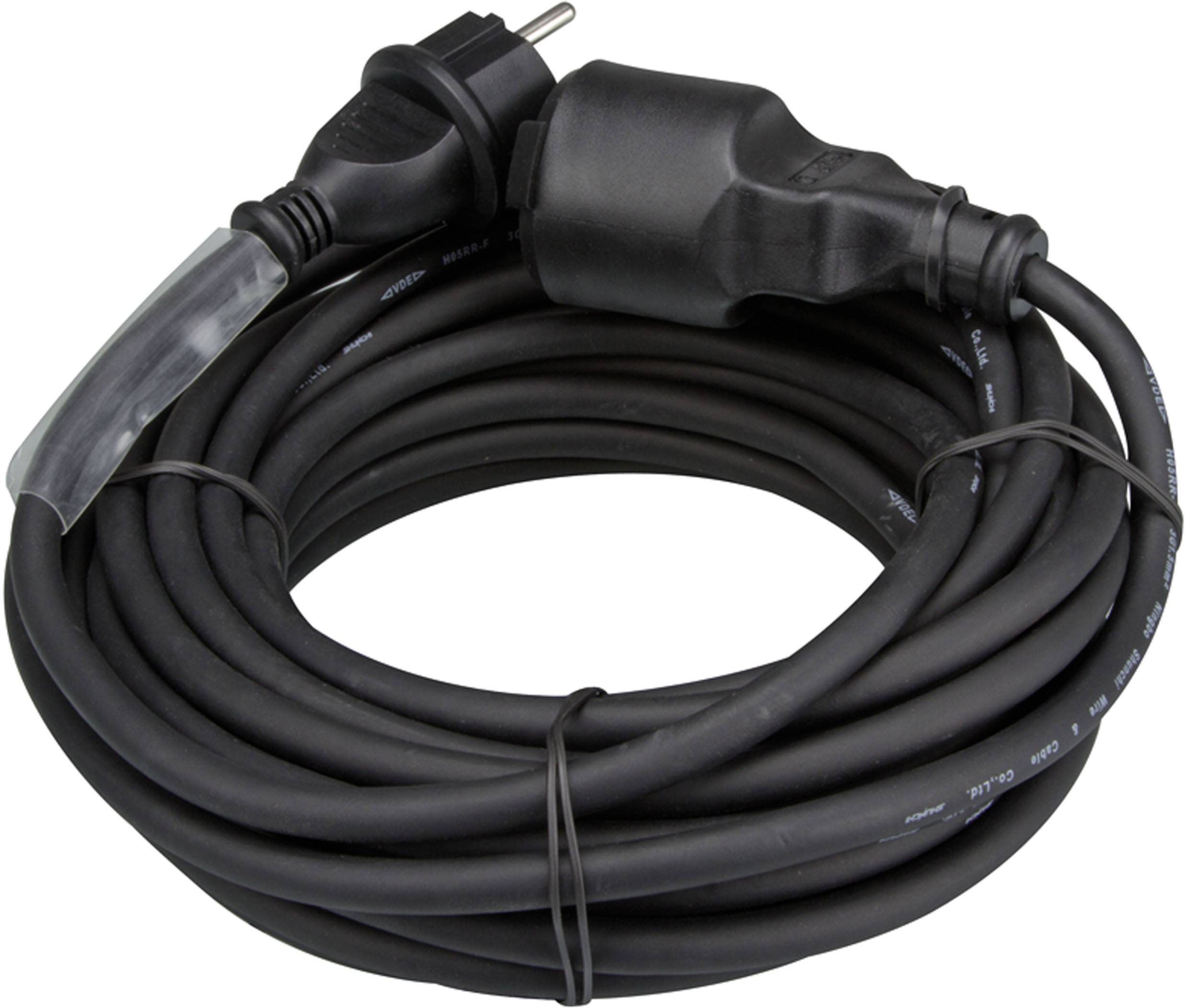 Perel EC10R15STBHQ struja produžetak 16 A crna 10.00 m H05RR-F 3G 1,5 mm²