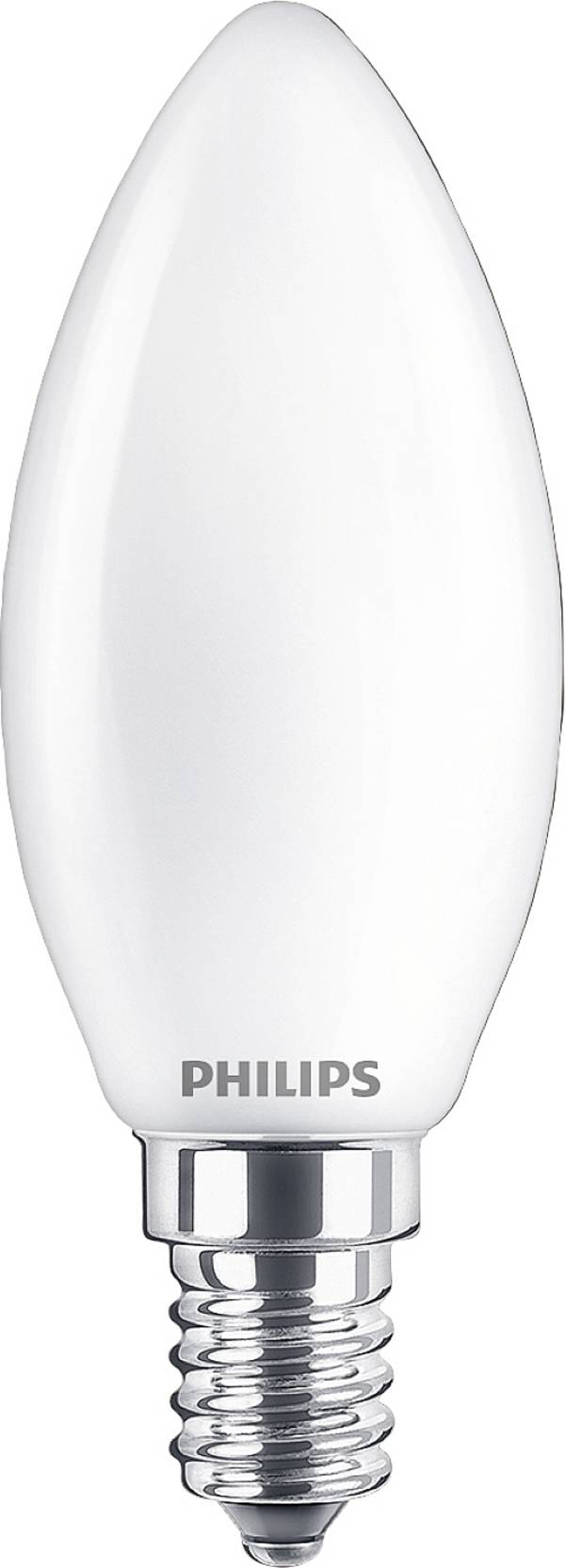 Philips LED 27217000 LED Energetska učinkovitost 2021 F (A - G) E14  4.3 W = 40 W toplo bijela (Ø x V) 3.5 cm x 9.7 cm  3 St.