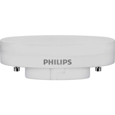 Okrugla, ravna, bijela LED-lampa tvrtke Philips s kratkom zastavom, pogodna za ugradnju na strop.