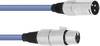 Omnitronic 3022010L XLR priključni kabel [1x XLR utikač 3-polni - 1x XLR utičnica 3-polna] 3.00 m plava boja