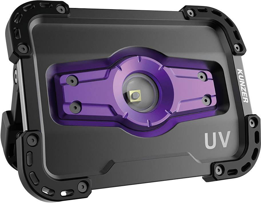 Kunzer PL-2 UV Schijnwerper UV-lamp, LED werkt op een accu 400 lm
