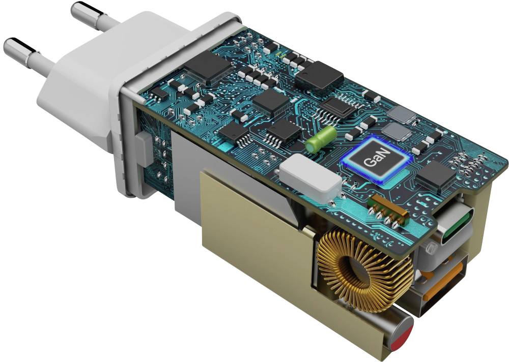 Hama GaN USB punjač 65 W USB, USB-C® utičnica (power delivery) bijela utičnica-1