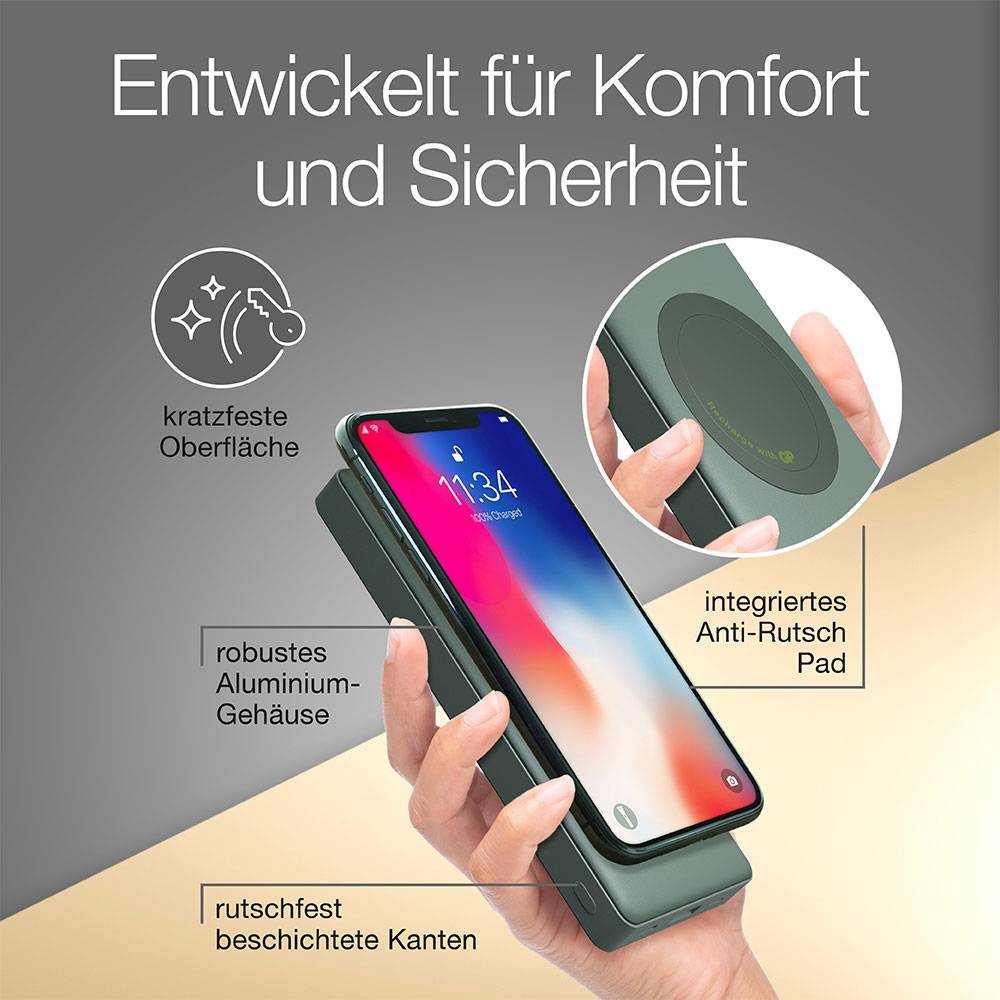 GP 165Q10AGREY powerbank (rezervna baterija) 10000 mAh LiPo crna-11