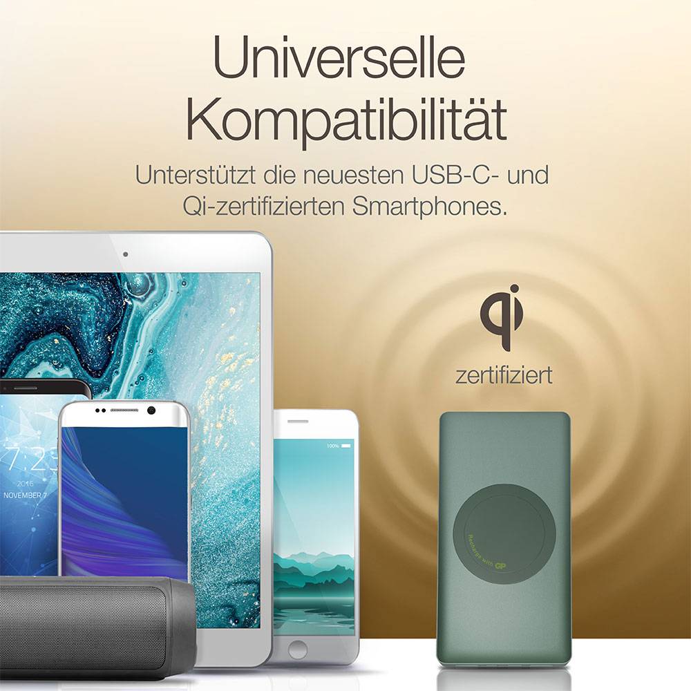 GP 165Q10AGREY powerbank (rezervna baterija) 10000 mAh LiPo crna-12