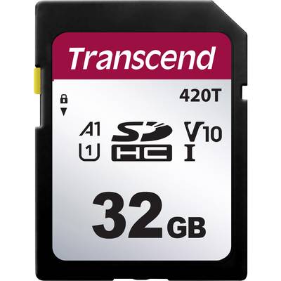 Transcend SD kartica sa 32 GB prostora za pohranu, UHS-I, Klasa 10, V10, A1, Model broj 420T.
