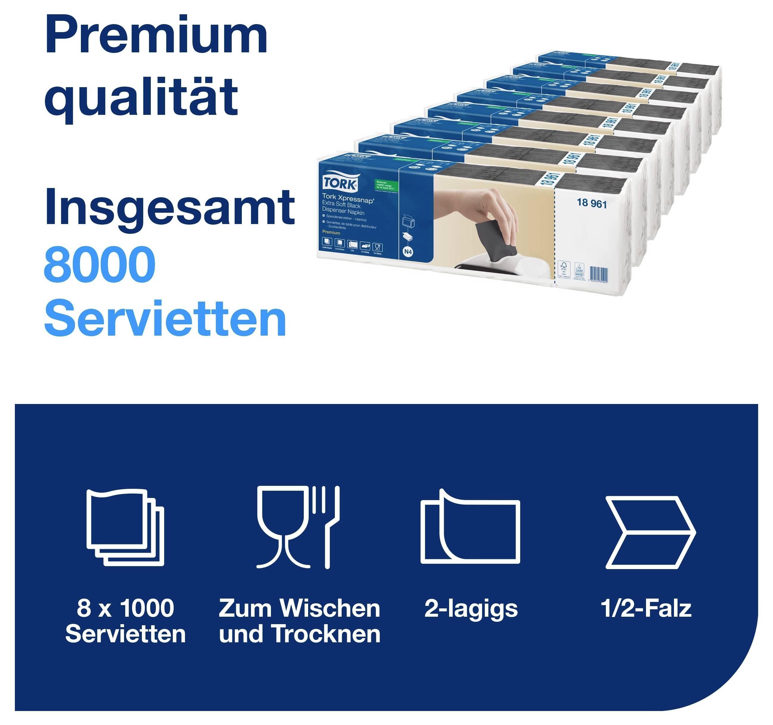 TORK Xpressnap® Pappersservett 18961 8 st — Bild 2 av 2