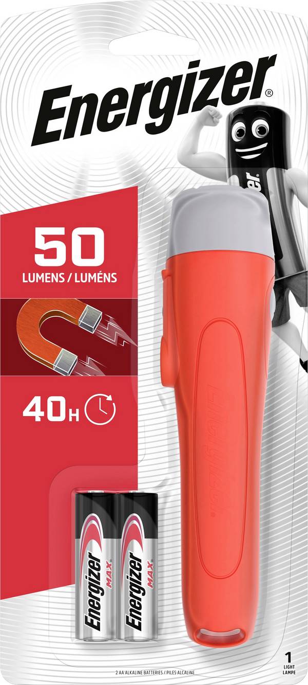 <br>  Energizer<br>  Magnet<br>  E301309602<br>  LED<br>  džepna svjetiljka<br>  <br>  baterijski pogon<br>  50 lm<br>  40 h<br>  92 g<br>
