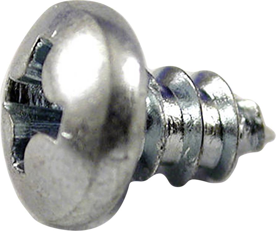 Hammond Electronics 1555TS100 Schroef Staal Zilver (l x b x h) 7 x 3 x 3 mm 100 stuk(s)
