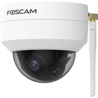 Bijela sigurnosna kamera marke Foscam s antenom, pogodna za primjenu u unutarnjem i vanjskom prostoru.