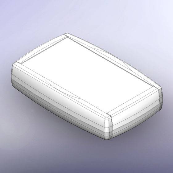 TEKO TN23.29 Universele behuizing 155 x 96 x 35 ABS, TPU Zwart, Donkergrijs 1 stuk(s)