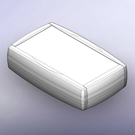 TEKO TN33.29 Universele behuizing 155 x 96 x 40.6 ABS, TPU Zwart, Donkergrijs 1 stuk(s)