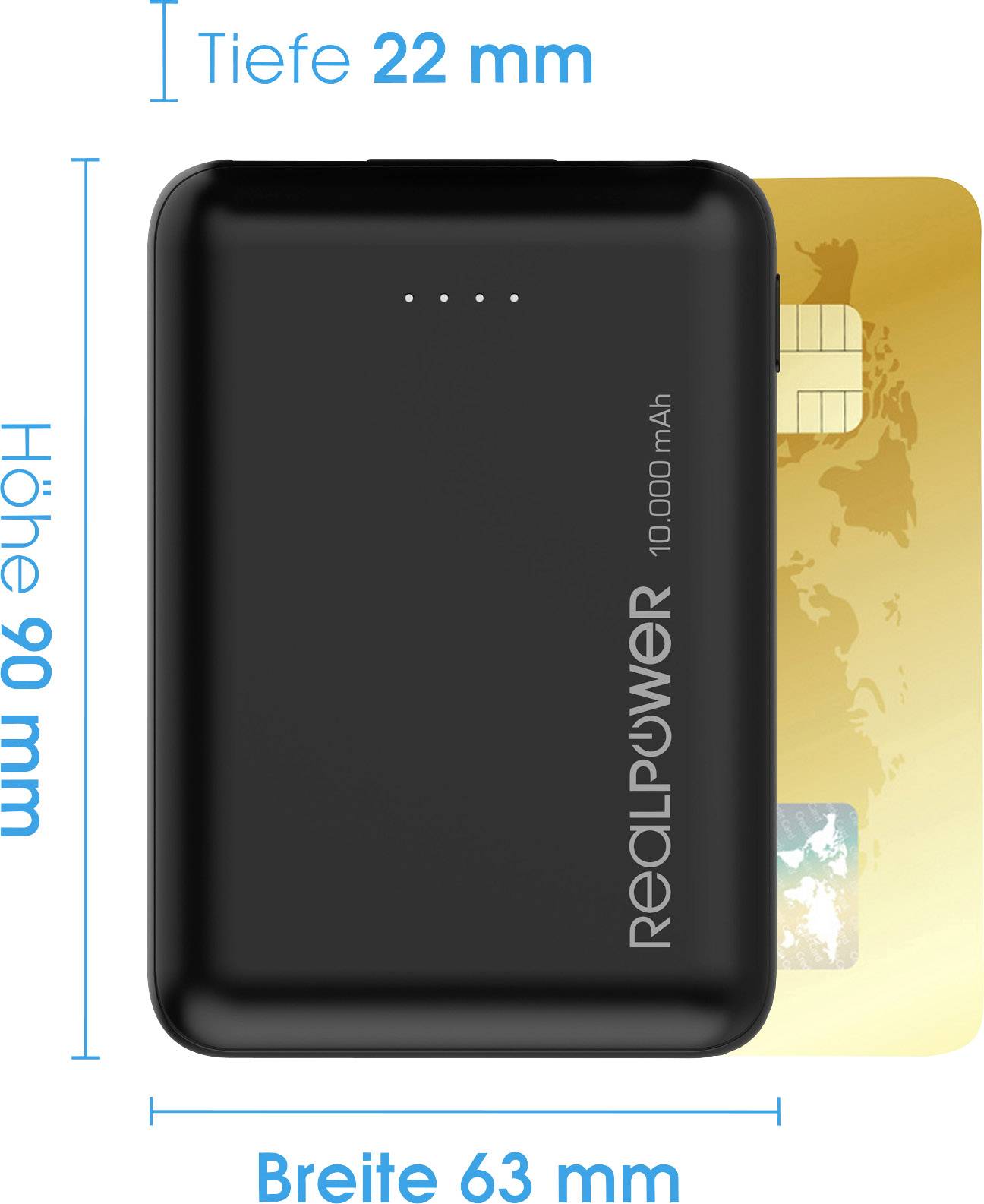 Ultron PB-10000 powerbank (rezervna baterija) 10000 mAh LiPo crna-3