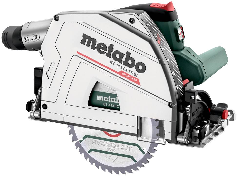 Metabo KT 18 LTX 66 BL Cirkels&aring;g batteridriven Sk&auml;rdjup max. (90&deg;) 66 mm exkl. batteri/laddare 18 V
