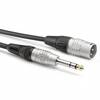 Sommer Cable HBP-XM6S-0300 audio adapterski kabel [1x XLR utikač 3-polni - 1x klinken utikač 6.3 mm (mono)] 3.00 m crna
