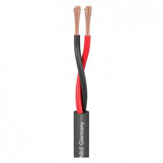 Sommer Cable 415-0051FC Luidsprekerkabel 2 x 1.5 mm² + 2 x 1.5 mm² Zwart per meter