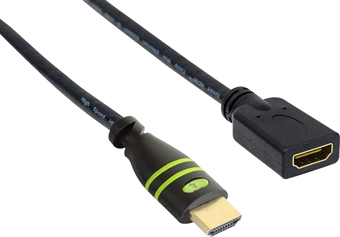 TECHly HDMI priključni kabel USB-C® utikač 7.50 m crna ICOC-HDMI-4-EXT075 audio povratni kanal (arc) HDMI kabel-2