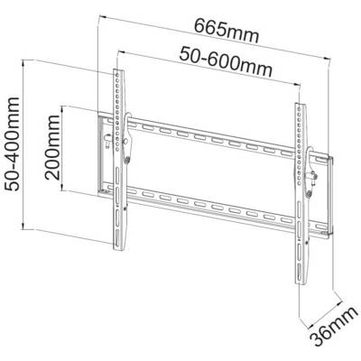 TECHly ICA-PLB-161L zidni držač za TV 101,6 cm (40") - 165,1 cm (65") mogučnost savijana-4