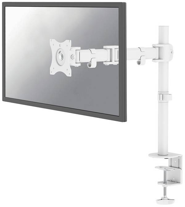 Neomounts NM-D135WHITE  stolni nosač za monitor 25,4 cm (10") - 76,2 cm (30") okretni, rotirajuči, mogučnost savijana, podesiv po visini bijela