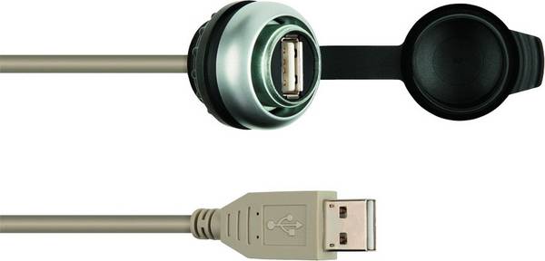 Ugrađena utičnica USB 3.0 BF A, produžetak kabela 1,0 m  MSDD  4000-73000-0160000 Murrelektronik Sadržaj: 1 St.