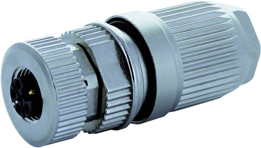Sivi električni mrežni adapter s rebrастom kućištem, pogodan za industrijske primjene.