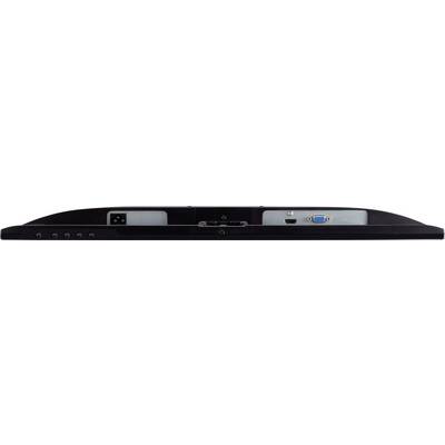 Pogled straga na monitoru s priključcima: utičnica za napajanje, USB priključak, HDMI priključak, VGA priključak.