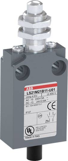 ABB 1SBV015621R2601 LS21M21B11-U01 Schakelaar Rolplunjer IP67 1 stuk(s)