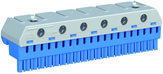 Striebel & John 2CPX062756R9999 ZK206B Klemblok Flexibel: 1.5-25 mm&sup2; Massief: 1.5-25 mm&sup2; Aantal polen: 26 1 stuk(s) Blauw Piece