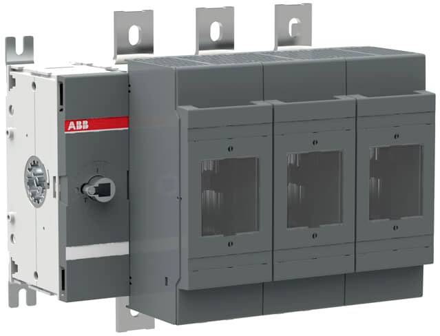 Veliki sivi prekidač visokog učinka s više priključaka, pogodan za industrijske primjene i povećanu električnu sigurnost.