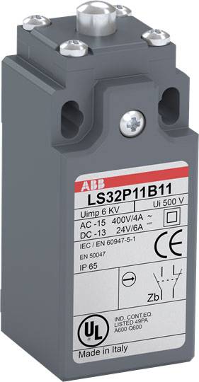 ABB 1SBV010311R1211 LS32P11B11 Schakelaar Metalen plunjer IP65 1 stuk(s)