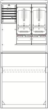 Striebel & John 2CPX043765R9999 SZ2200E Groepenkast Opbouw (op muur) Aantal rijen: 2 Inhoud: 1 stuk(s)