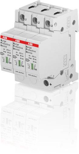 ABB OVR T2 3L 80-275s P QS Overspanningsveilige afleider 20 kA 1 stuk(s)