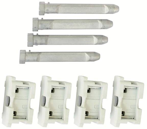 Striebel & John 2CPX010855R9999 TZ629 bevestigingsset voor verdeelvelden Bevestiging 1 stuk(s)