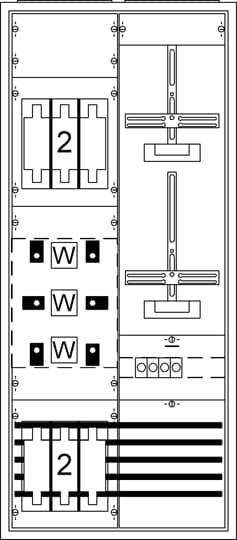 Striebel & John 2CPX032405R9999 KS405SB Groepenkast Opbouw (op muur) Aantal groepen: 0 Aantal rijen: 1 Inhoud: 1 stuk(s)