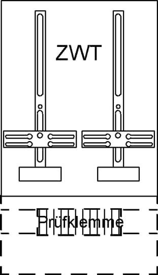 Striebel & John 2CPX038484R9999 KF421 meterwisselplaat met tellerkruis Tellerwisselplaat Grijs, Grijs-wit (RAL 7035) 1 stuk(s)