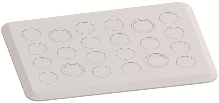 Striebel & John 2CPX010454R9999 Bevestigingsset Met uitsparingen Kunststof 1 stuk(s)