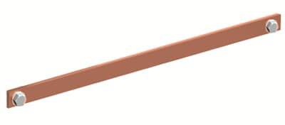 Striebel & John 2CPX042758R9999 ZXM2332 koperen rail 20x5mm, L: 43+654+43 koperrail, gemonteerd Koperrail 320 A 1 stuk(s)