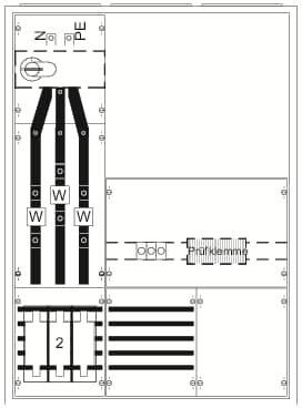 Striebel & John 2CPX032949R9999 KS447 Distributiekast Opbouw (op muur) Aantal rijen: 3 Inhoud: 1 stuk(s)