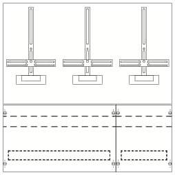 Striebel & John 2CPX038170R9999 KF142 meterwisselplaat met tellerkruis Tellerwisselplaat Grijs-wit (RAL 7035), Grijs 1 stuk(s)
