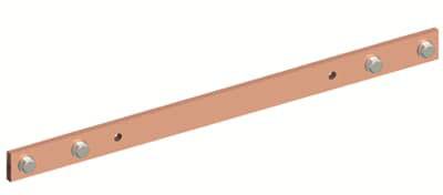 Striebel & John 2CPX041579R9999 ZXM110107 Cu-rail 30x10mm, L:1100mm koperrail, gemonteerd Koperrail 630 A 1 stuk(s)