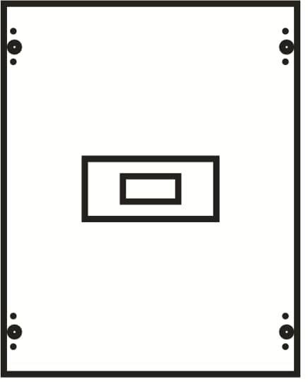 Striebel & John 2CPX062932R9999 AG201 afdekking met uitsparing accessoires CombiLine inbouwsysteem voor binnen Cover Kunststof Grijs 1 stuk(s)