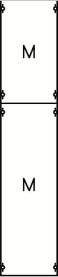 Striebel & John 2CPX037655R9999 1M4A montageplaatmodule 8RE/BH4, 1FB Montageplaatmodule 1 stuk(s)
