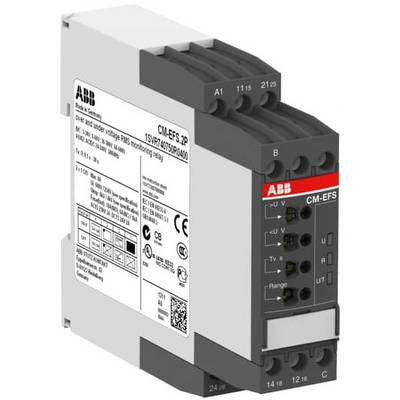 Naponski nadzorni relej tvrtke ABB s modelom 'CM-EFS.2P'. Nadgleda previsoki i prenizak napon na električnim uređajima.