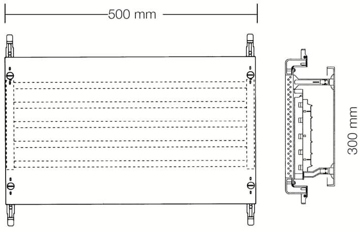 Striebel & John 2CPX037813R9999 ED72SA combi-set SS-systeem 2RE/BH000, 2FB Montageset 5-polig 250 A 1 stuk(s)