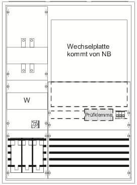 Striebel & John 2CPX032141R9999 KS450 Distributiekast Opbouw (op muur) Aantal rijen: 0 Inhoud: 1 stuk(s)