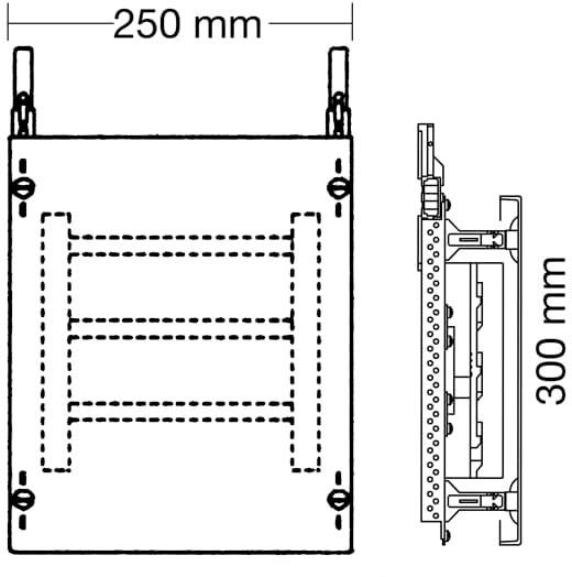 Striebel & John 2CPX037808R9999 ED55A combi-set SS-systeem 2RE/BH000, 1FB Montageset 3-polig 250 A 1 stuk(s)