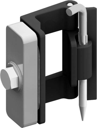 Striebel & John 2CPX010502R9999 TZ607 deurscharnier 180° reserveonderdeel voor TwinLine-kastserie Scharnier Aluminium 1 stuk(s)